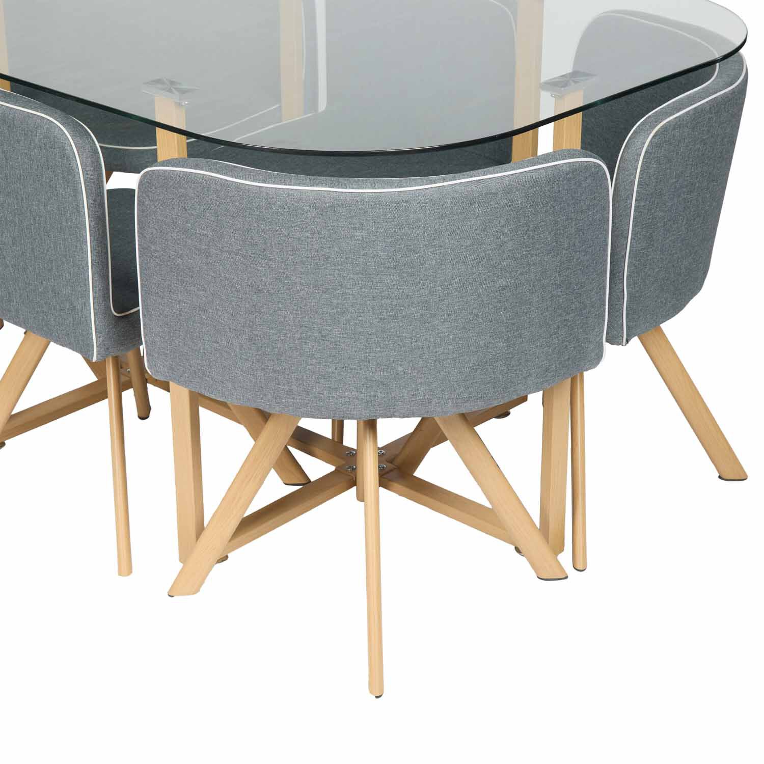 Juego De Comedor Casaideal Pizza / 6 Sillas image number 3.0
